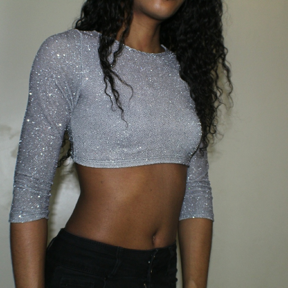 SPARKLE DRIP TOP
